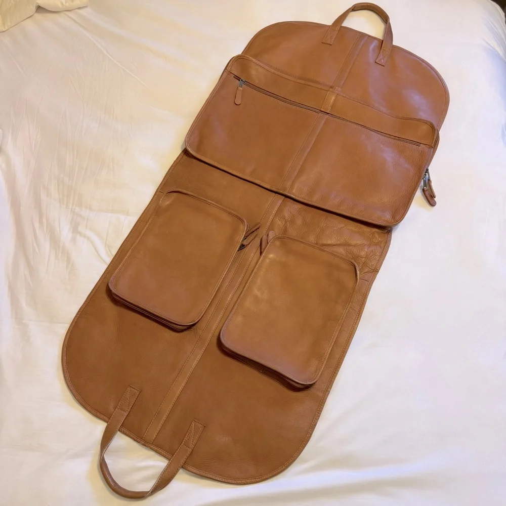 🌾‎ Clava Leather One Night Suiter Garment Bag